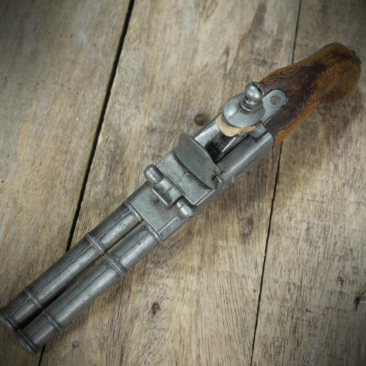 Vintage Pirate Style Flintlock Pistol Replica, Steampunk, Fancy Dress