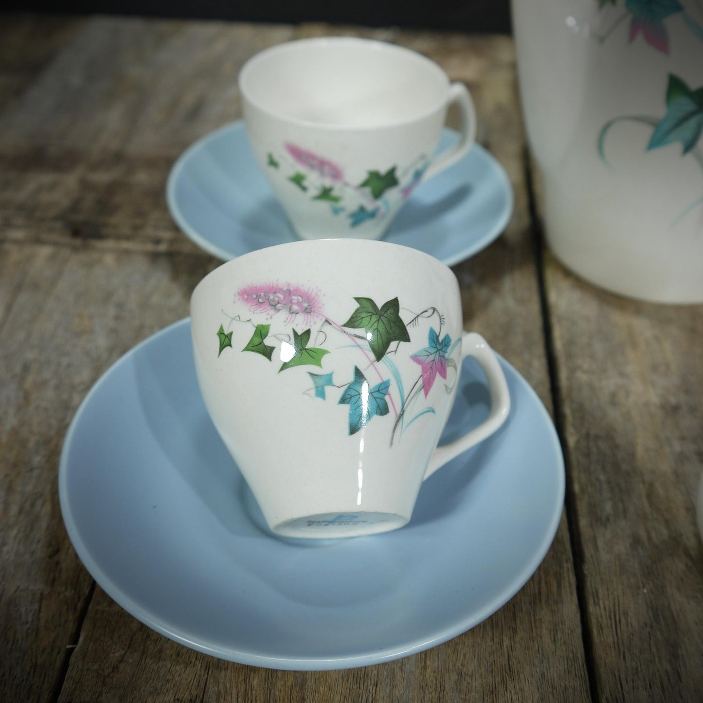 Vintage Mid Century Coffee Set, Empire Staffordshire Pottery, Made in England