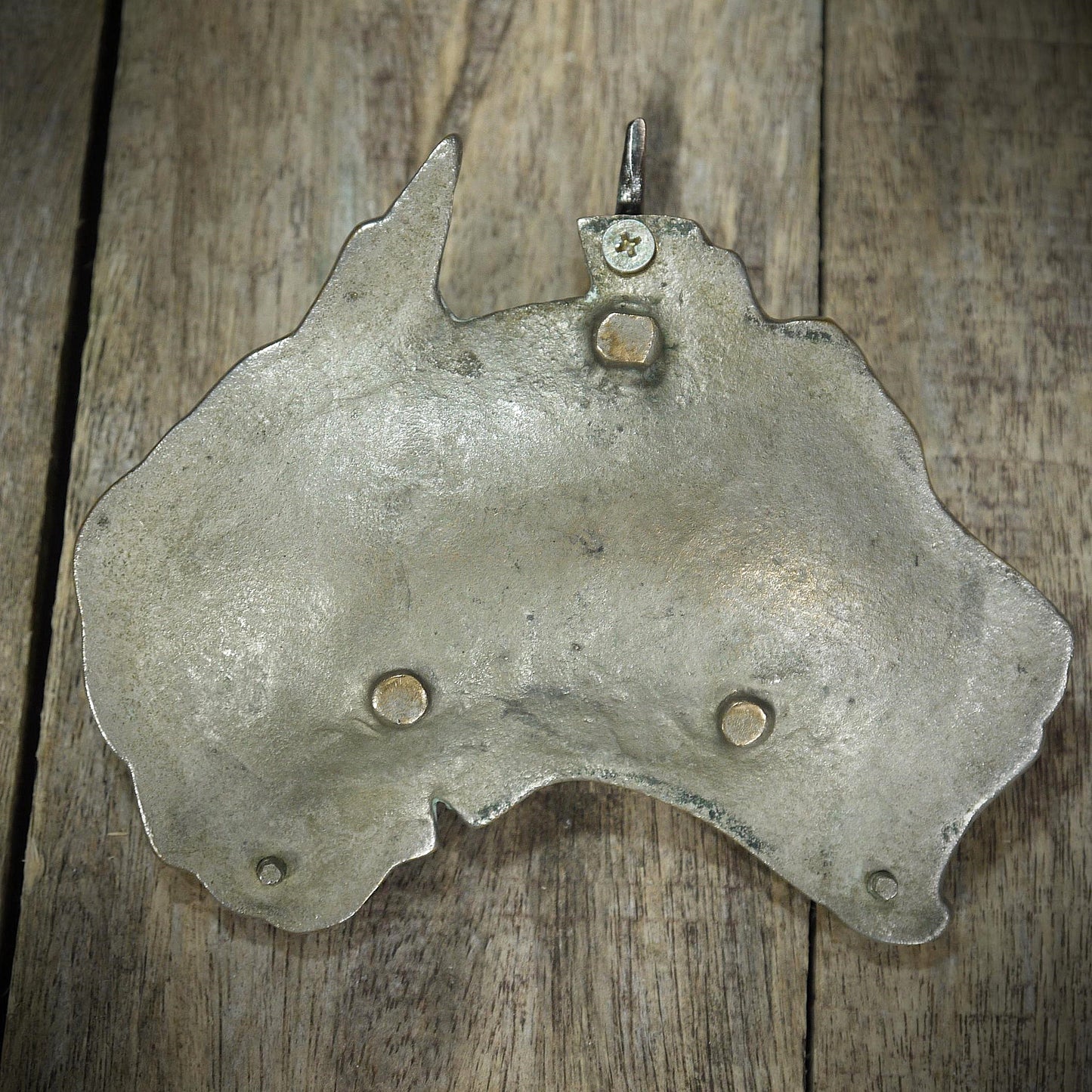 Unusual Vintage Ashtray/Pin-Dish Australia Map, & Kangaroo