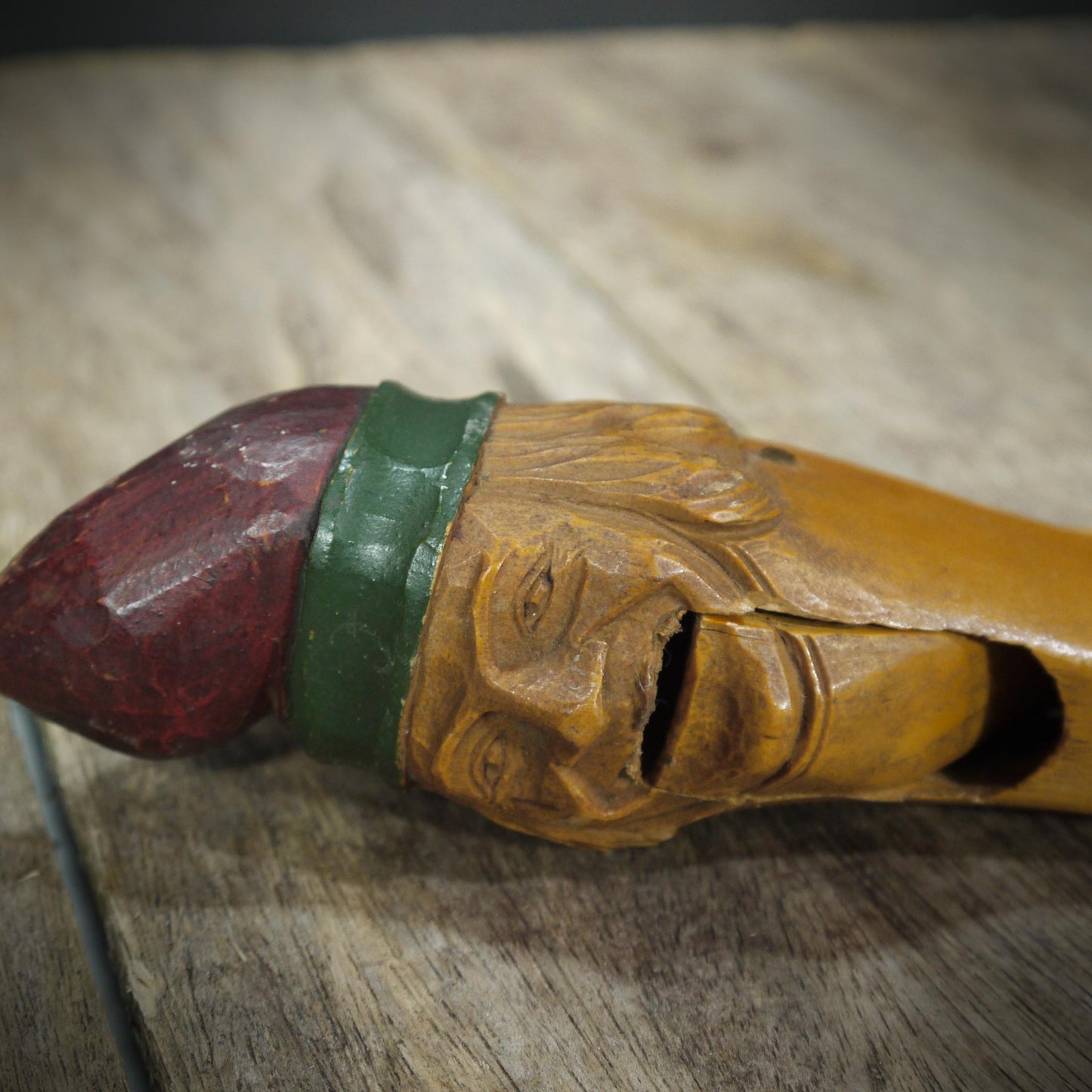 Hardwood Vintage Nutcrackers, Black Forest, Gurning Funny Face