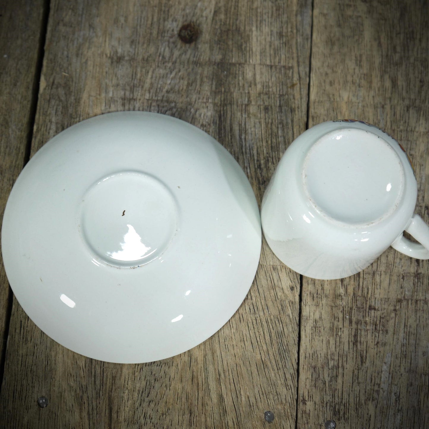 Vintage Souvenir Coffee Cup & Saucer, King George VI Coronation 1937