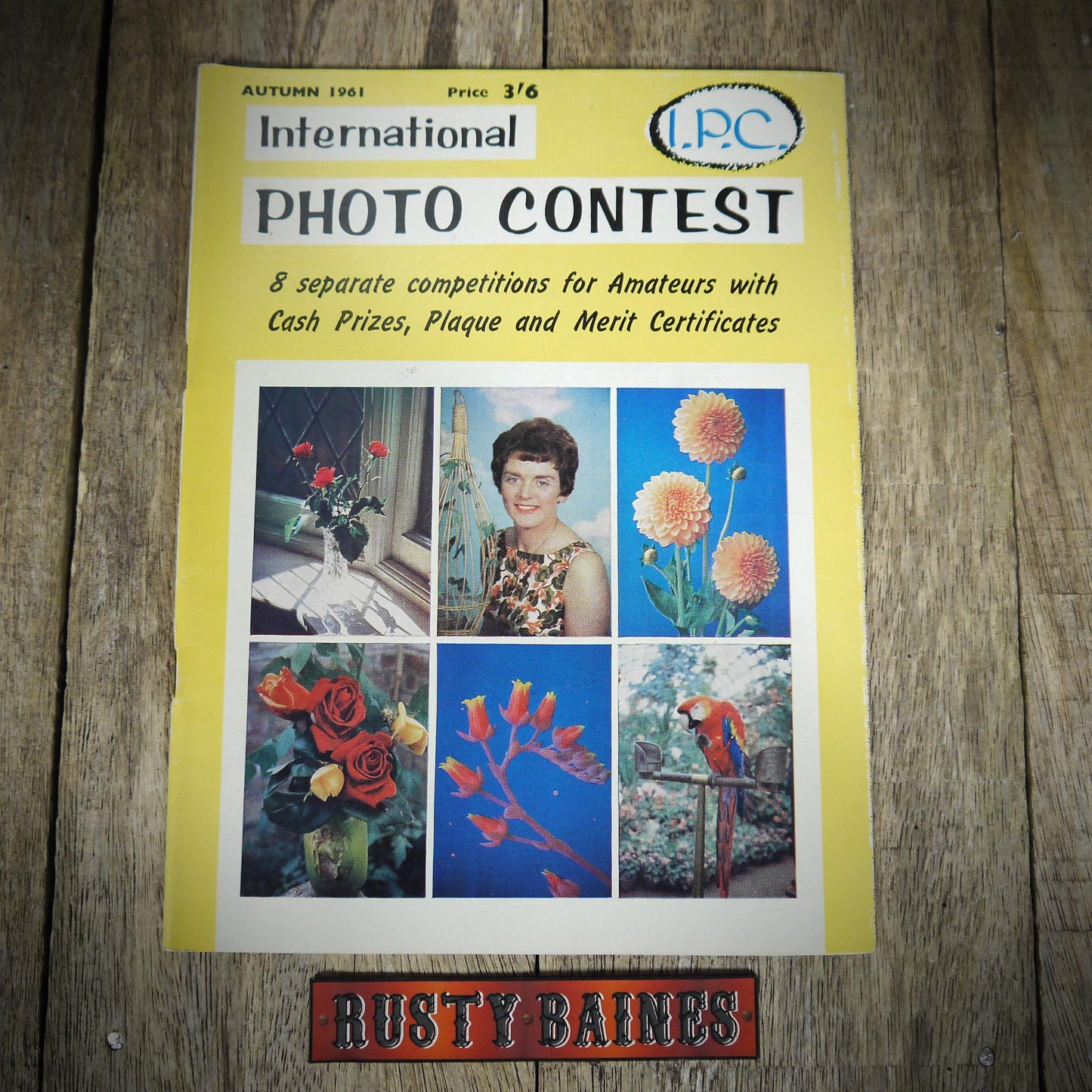 Vintage Magazine, Photo Contest Autumn 1961, Portraits, Wildlife, Travel, Glamour, Children Etc.
