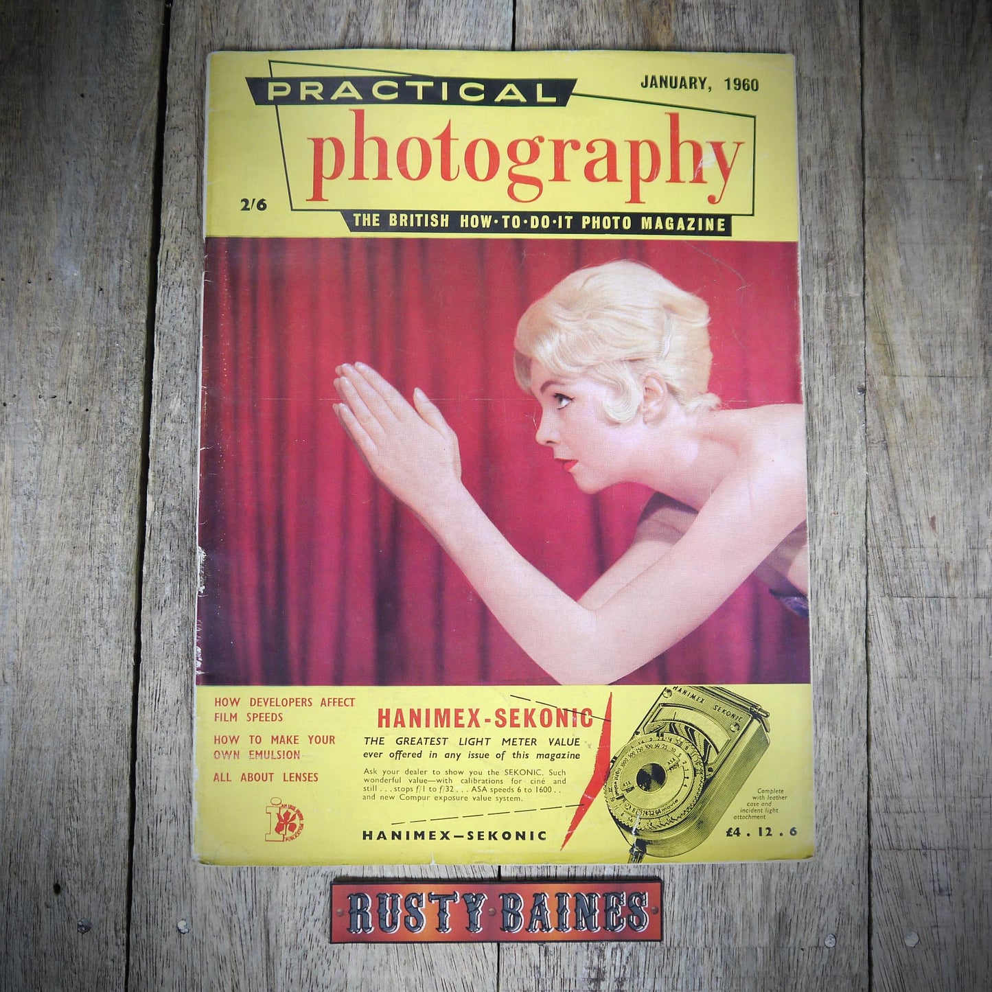 Vintage Magazine, Practical Photography January 1960, Portraits