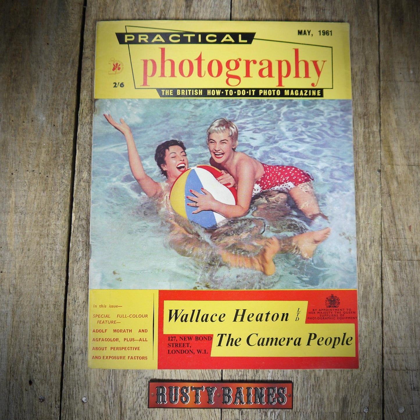Vintage Magazine, Practical Photography May 1961, Agfa Colour Processing