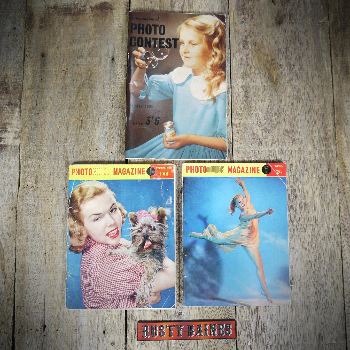 Vintage Photo Guide/Contest Pocket Magazine 1957/58/62, Glamour, Portraits, Travel Etc.