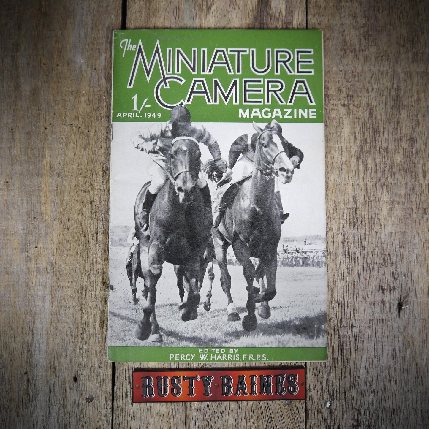 Vintage Miniature Camera Pocket Magazine April 1949