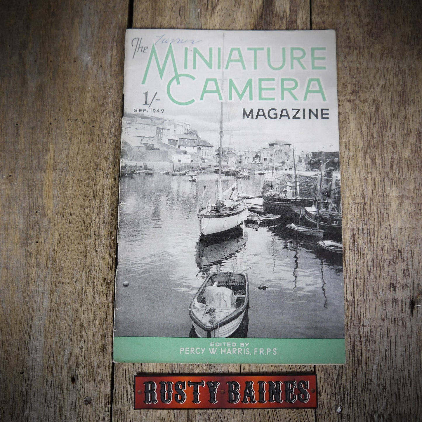 Vintage Miniature Camera Pocket Magazine September 1949