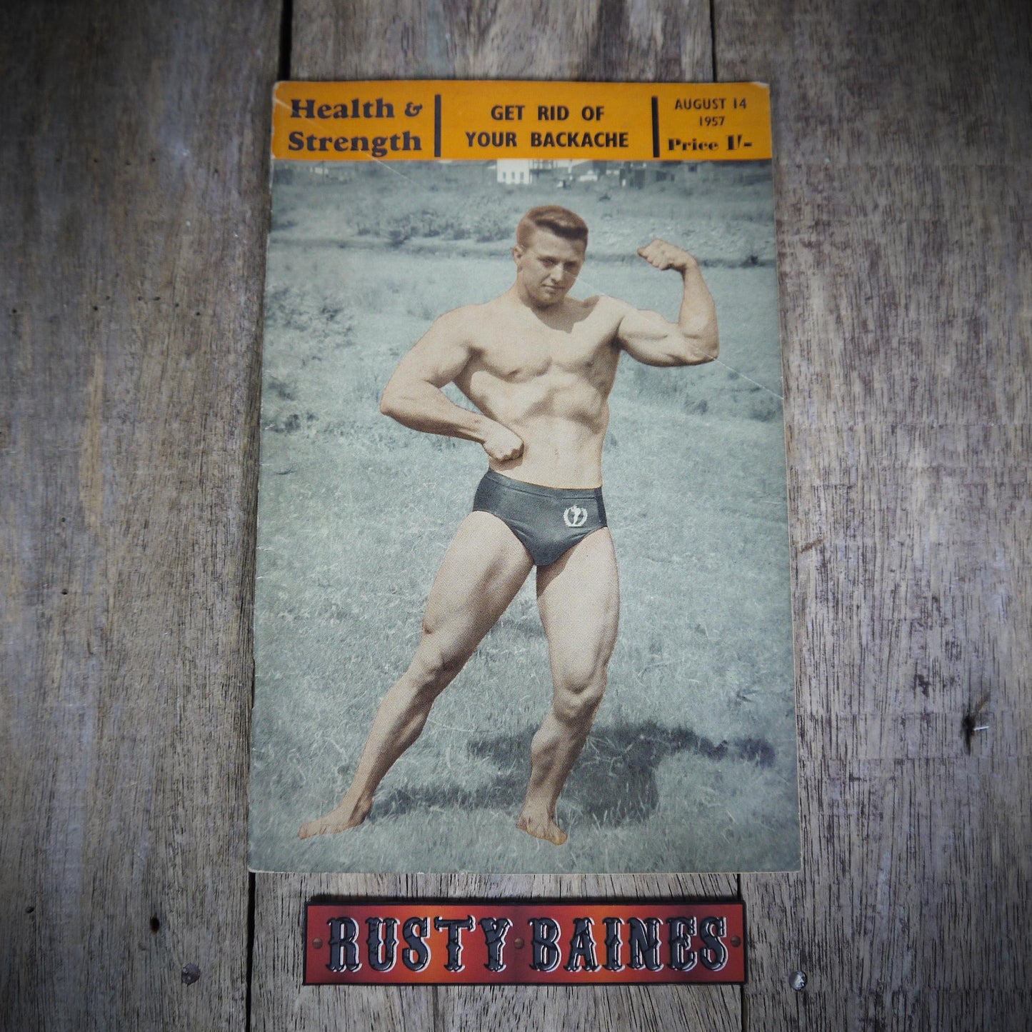 Vintage Health & Strength Pocket Magazine (bodybuilding) August 14th 1957