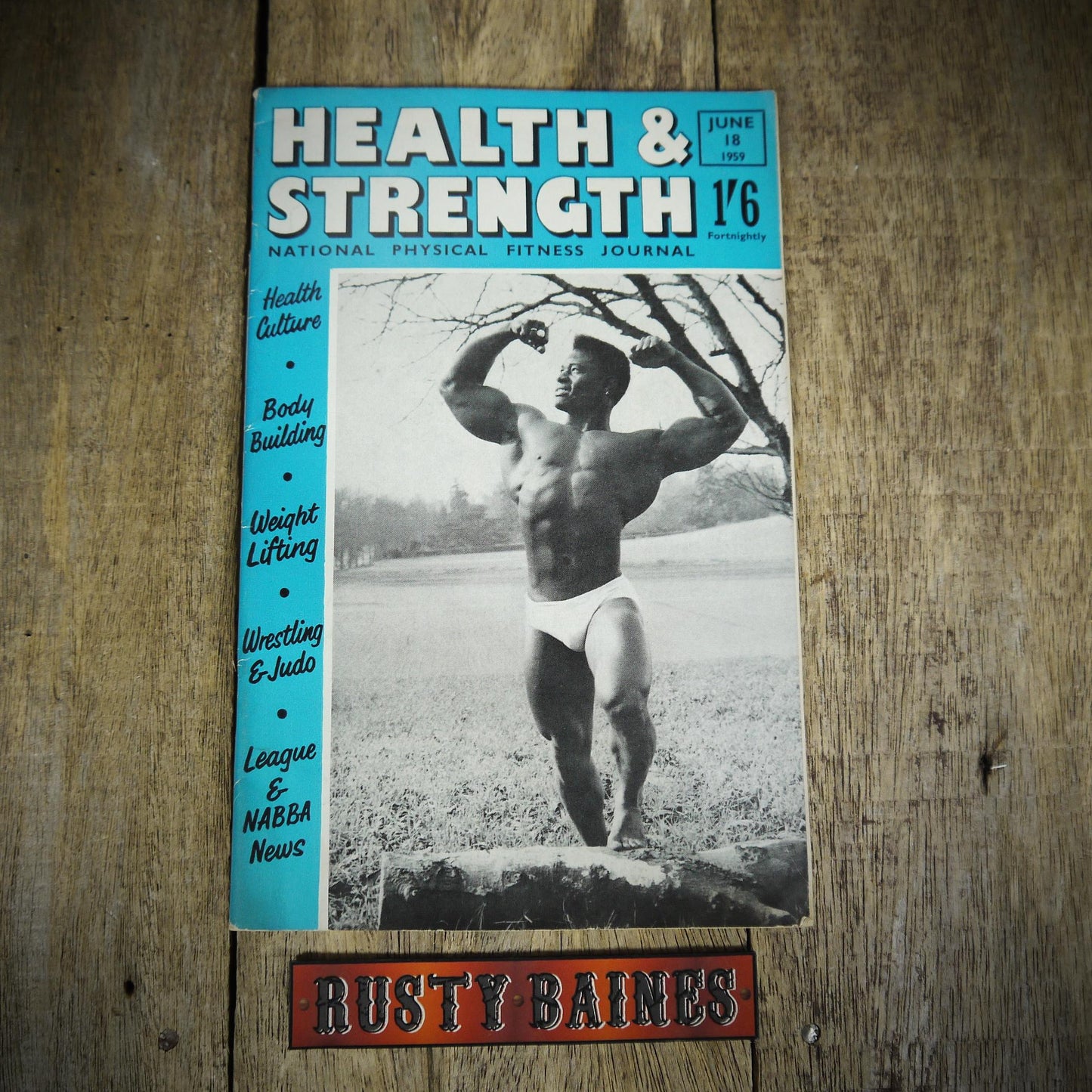 Vintage Health & Strength Pocket Magazine (bodybuilding) June 18th 1959