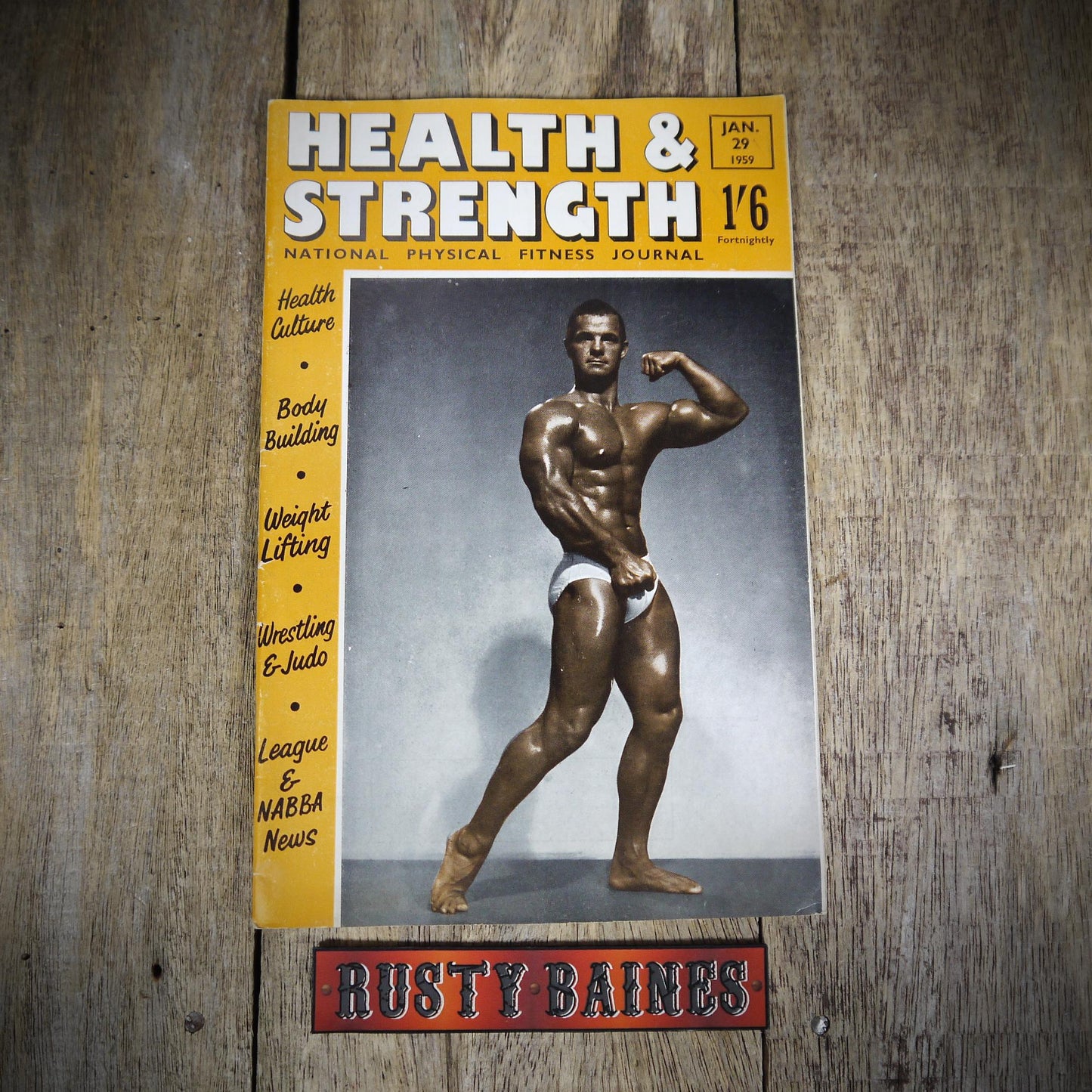 Vintage Health & Strength Pocket Magazine (bodybuilding) January 29th 1959