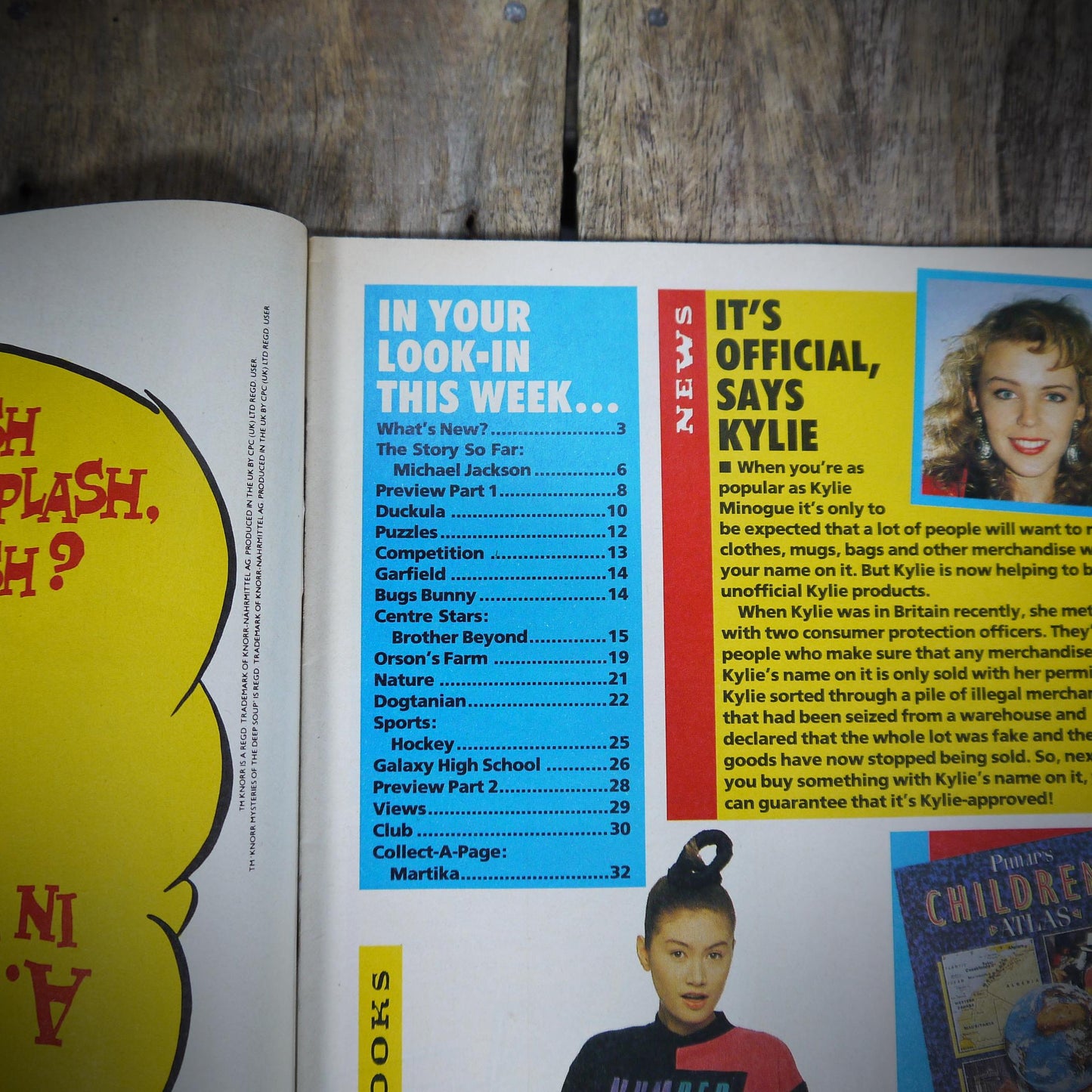 Vintage Look-In Teen Music Pop Culture Magazine 11 November 1989, Complete, Brother Beyond/Martika