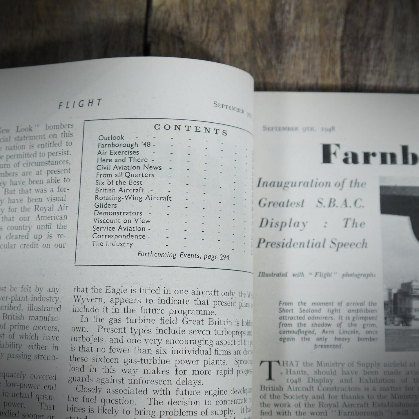 Flight and Aircraft Engineer Magazine September 9th 1948, Helicopters, British Planes