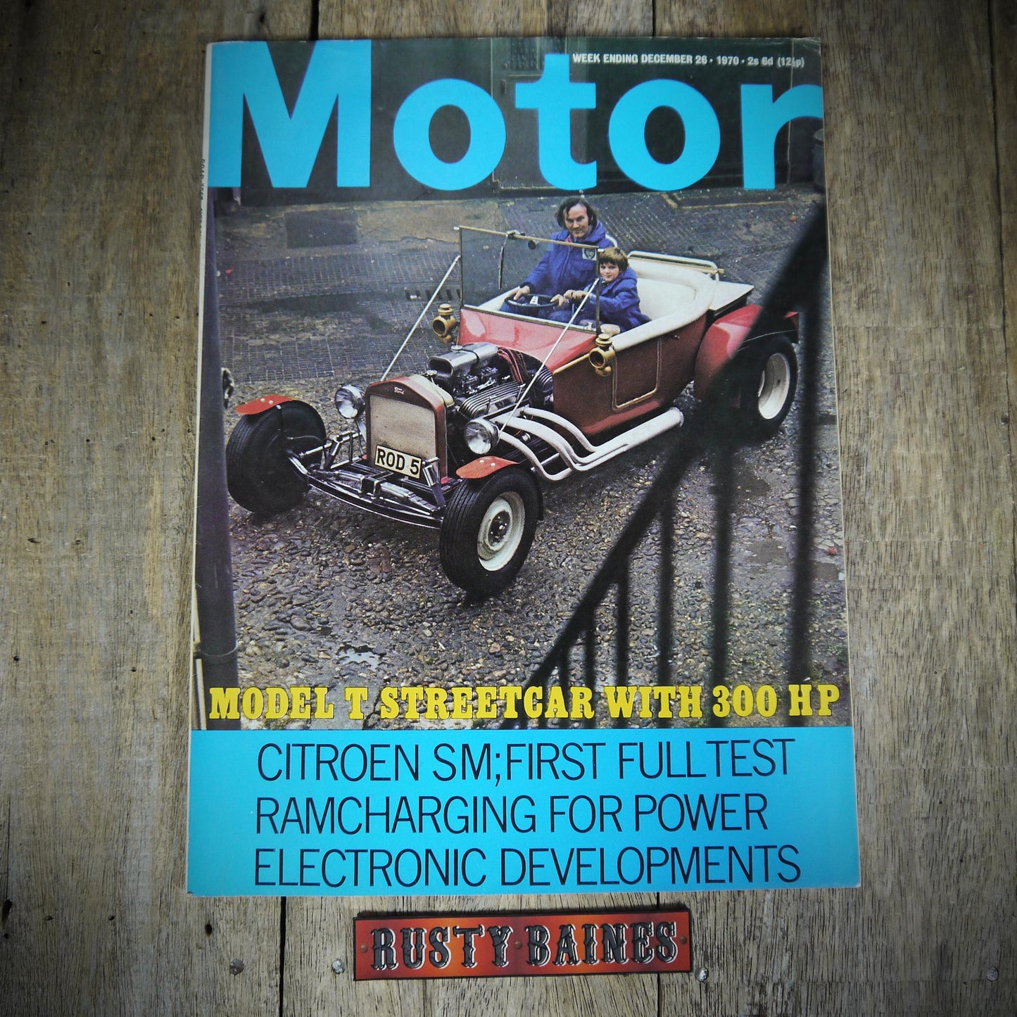 Motor Magazine 26th December 1970, GM Lear Steam Engine, Mk1 Ford Capri, Citroen SM V6