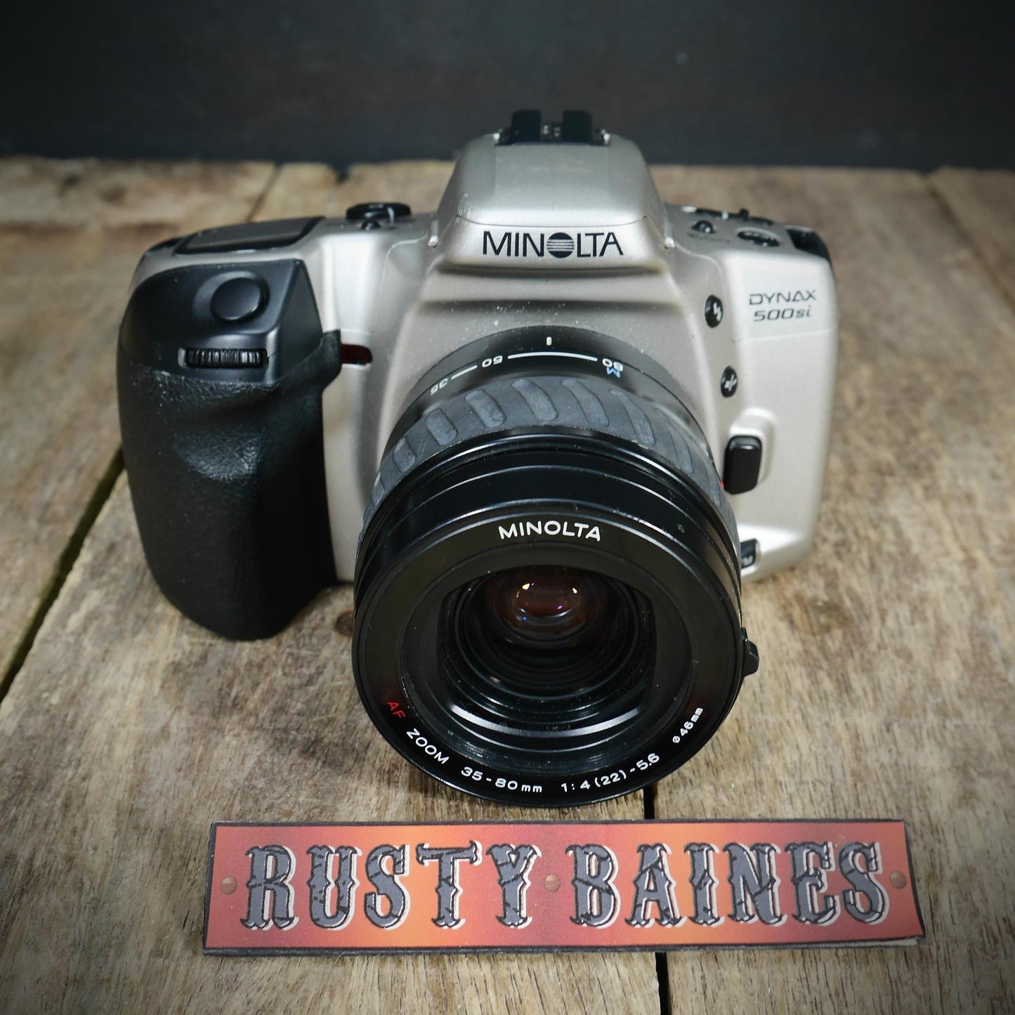 35mm Film Camera, Minolta Dynax 500si & Autofocus 35-80mm Lens, Part Tested