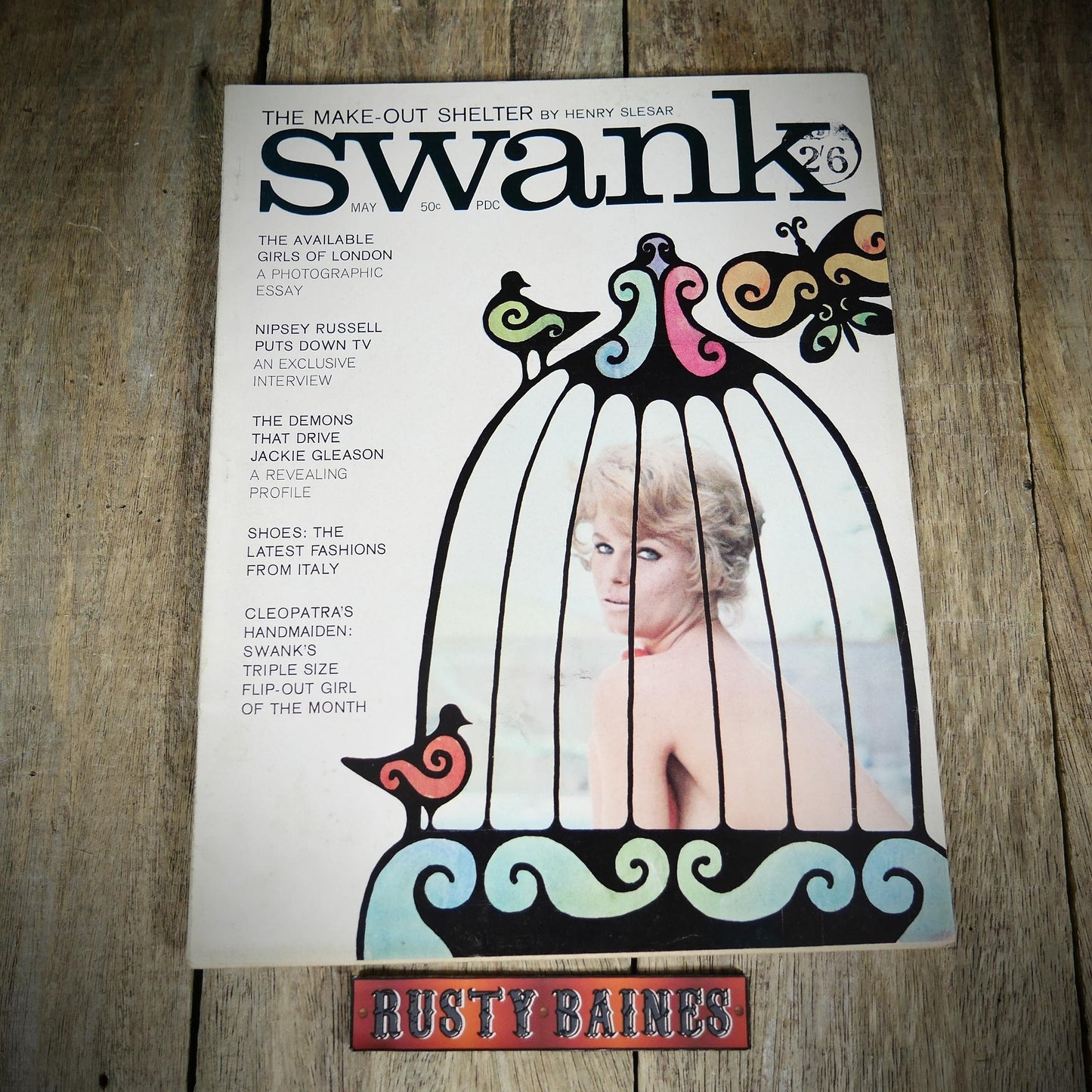 Back Issue Magazine, Swank, Men's, U.S. Vintage Glamour/Pin-Up/Stories, May 1963