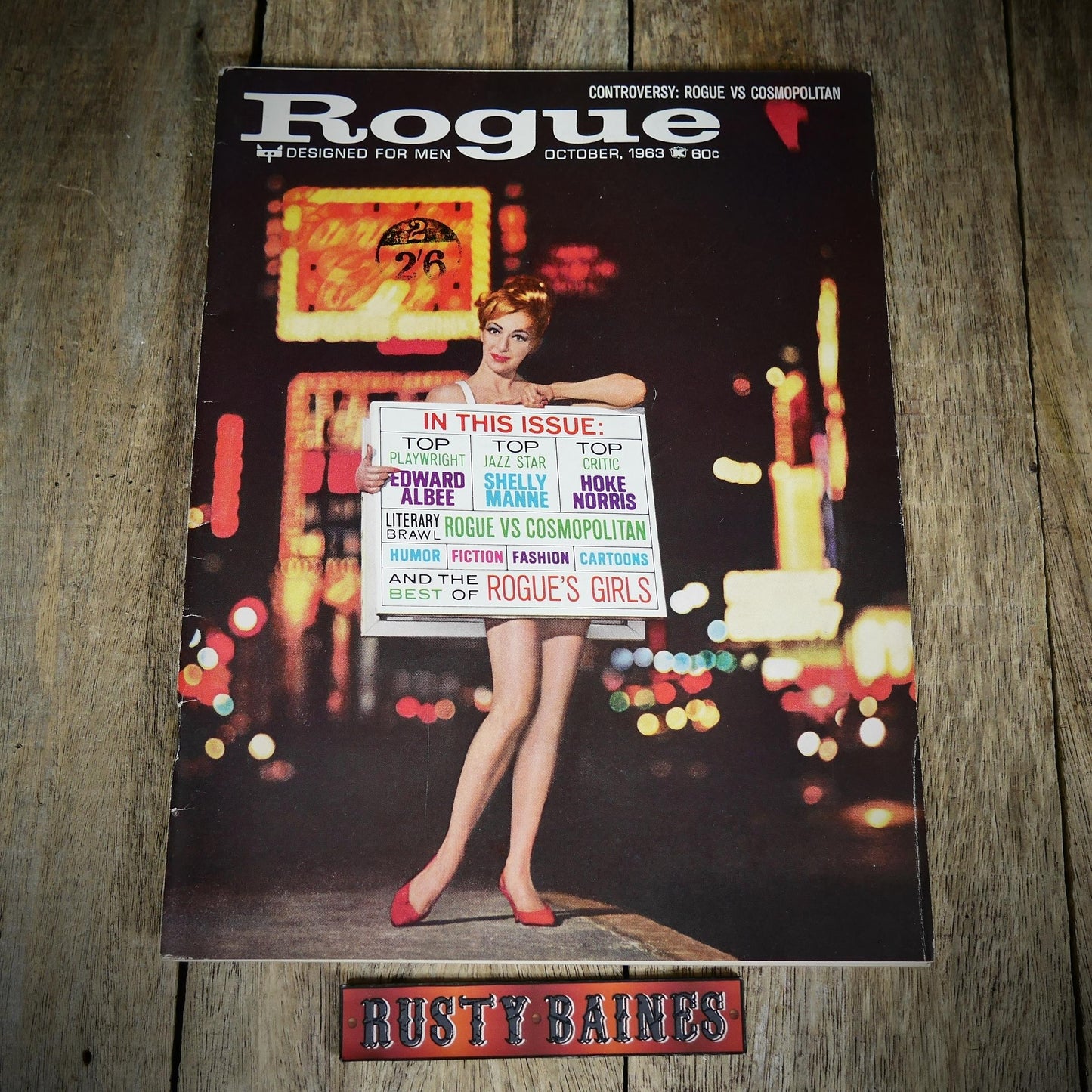 Back Issue Magazine, Rogue, Men's, U.S. Vintage Glamour/Pin-Up/Lifestyle, October 1963
