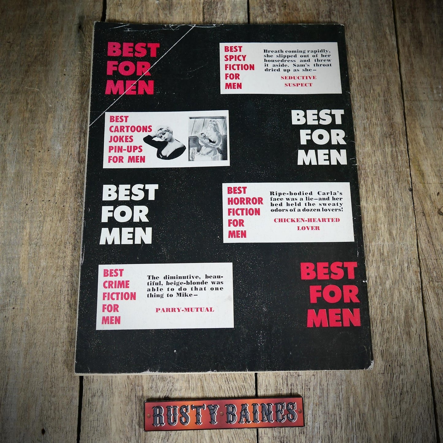 Back Issue Magazine, Best for Men, U.S. Vintage Glamour/Pin-Up/Stories, February 1963