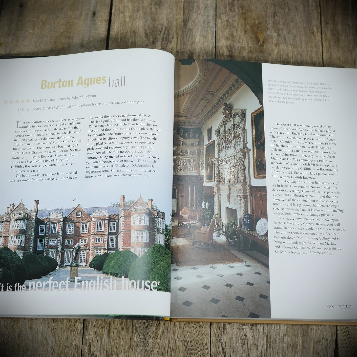 Discover Britain's Historic Houses: Yorkshire, Reader's Digest Hardcover, Simon Jenkins