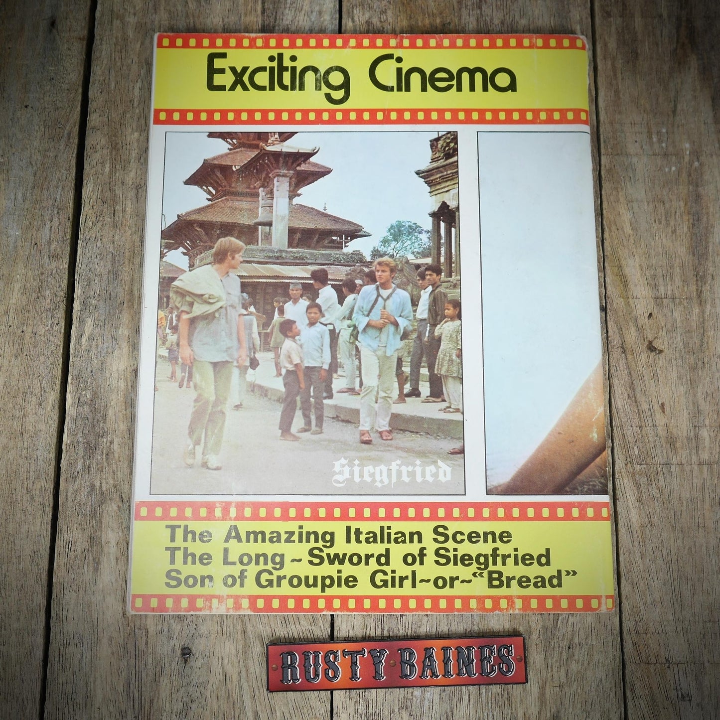 Vintage Back Issue Magazine, Exciting Cinema Vol.1 #10, Cult B Movie, World/Erotic Film History