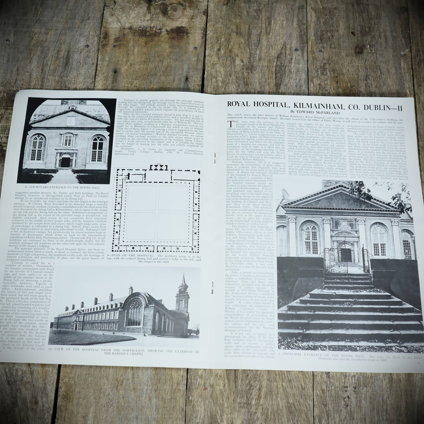 The Royal Hospital Kilmainham, Edward McParland, Large Booklet