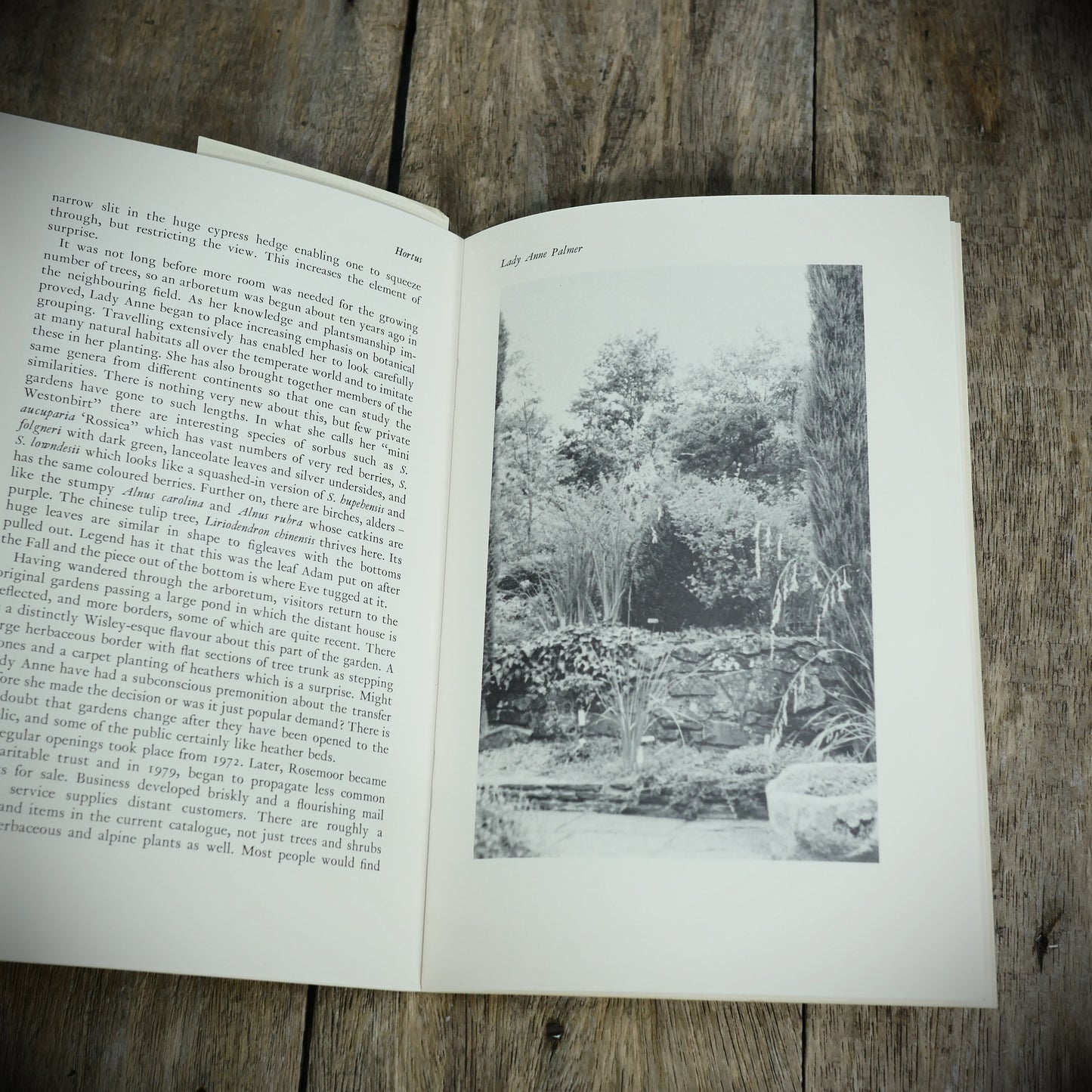 Lady Anne Palmer, Creator of Rosemoor, Devon Garden, Stapled Booklet, Undated