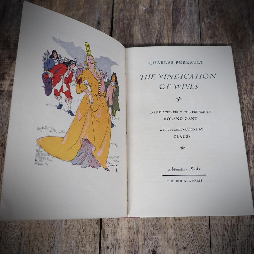 The Vindication of Wives, Charles Perrault, Rodale Press 1954 Hardcover