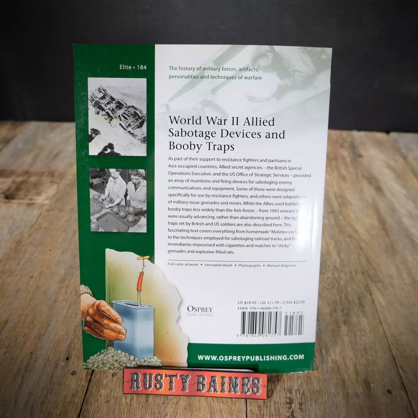 Osprey, World War II Allied Sabotage Devices and Booby Traps, Softcover 2010