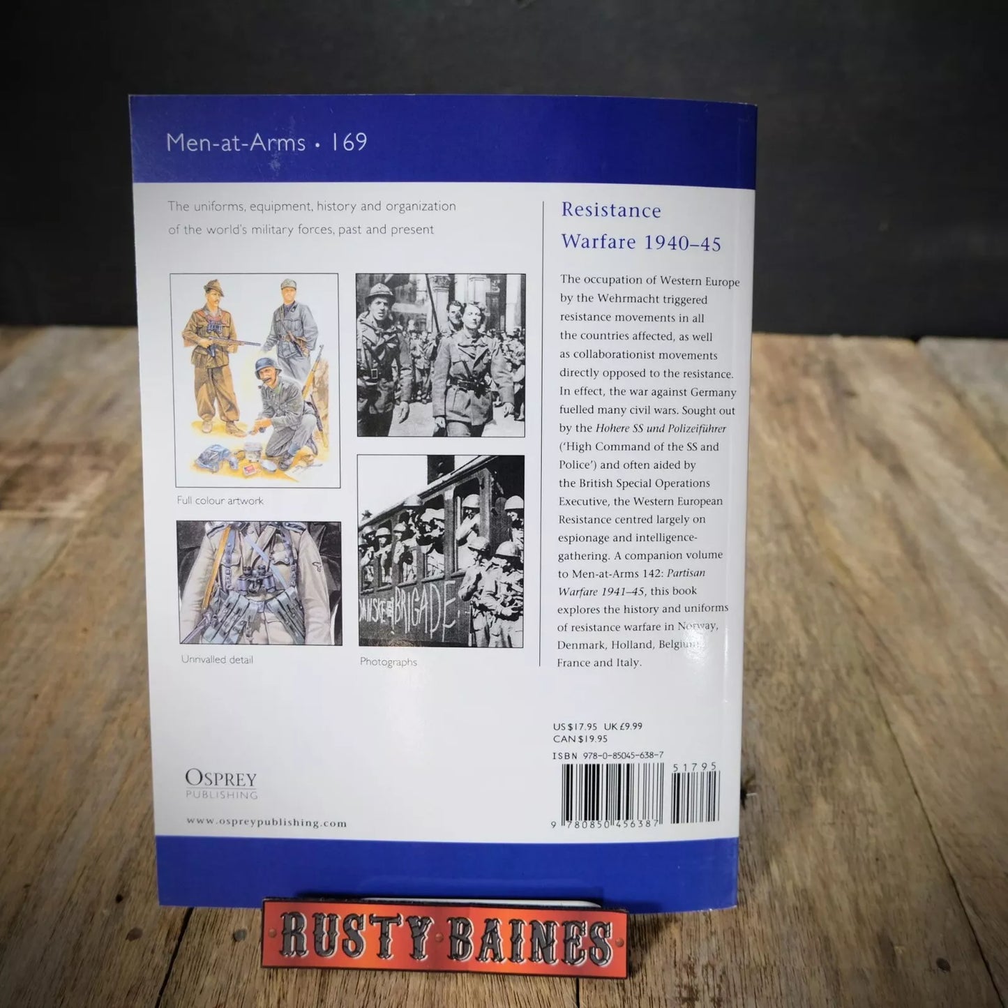 Osprey, Resistance Warfare 1940-45, Carlos C Jurado, Softcover 2008