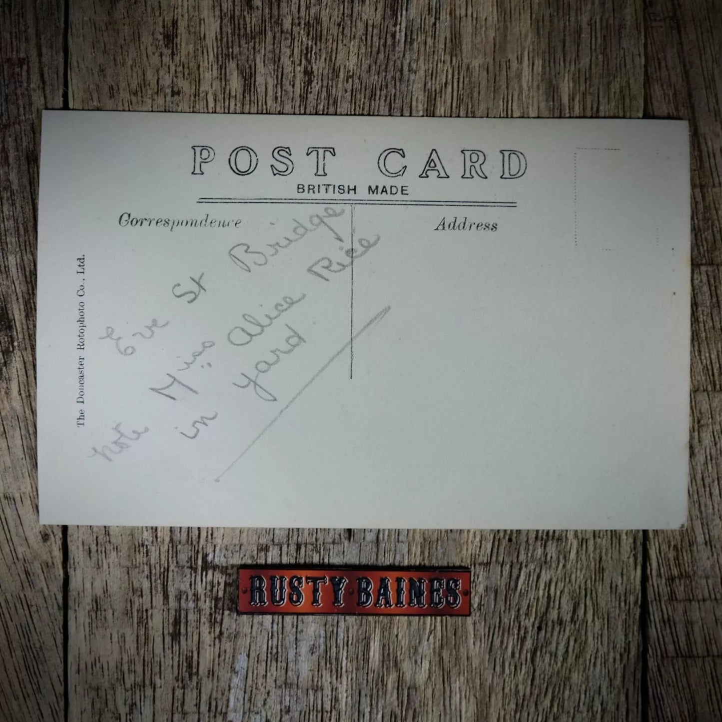 Postcard, Rotophoto Real Photo, Louth Flood Disaster 1920 #28