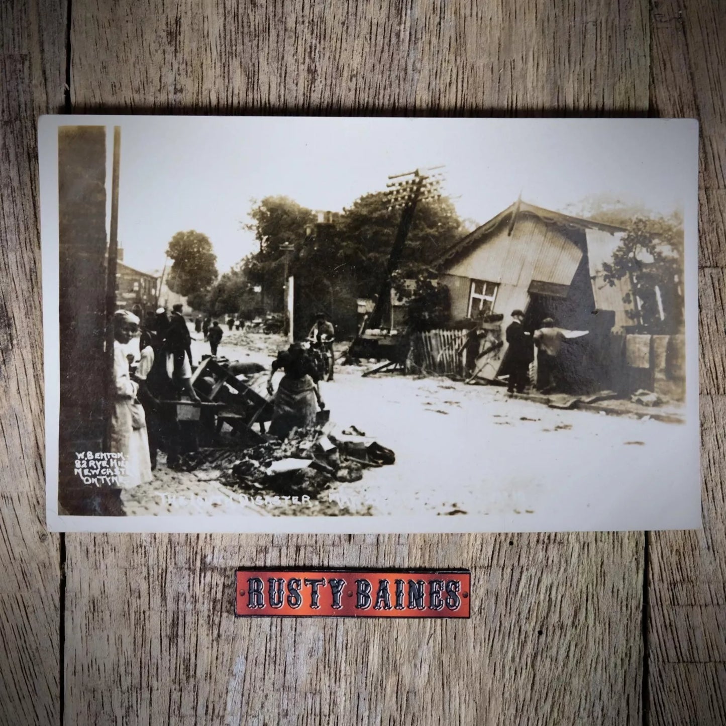 Postcard, Rotophoto Real Photo, Louth Flood Disaster 1920 #10