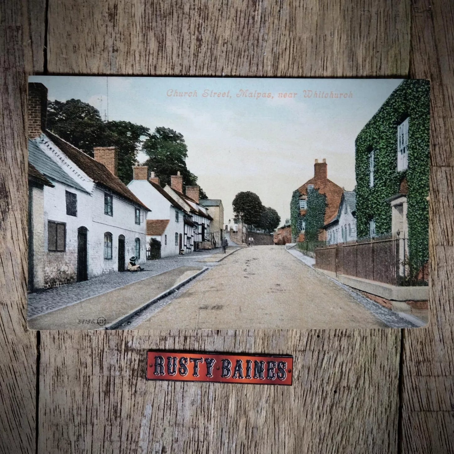 Postcard, Church Street Malpas Nr Whitchurch