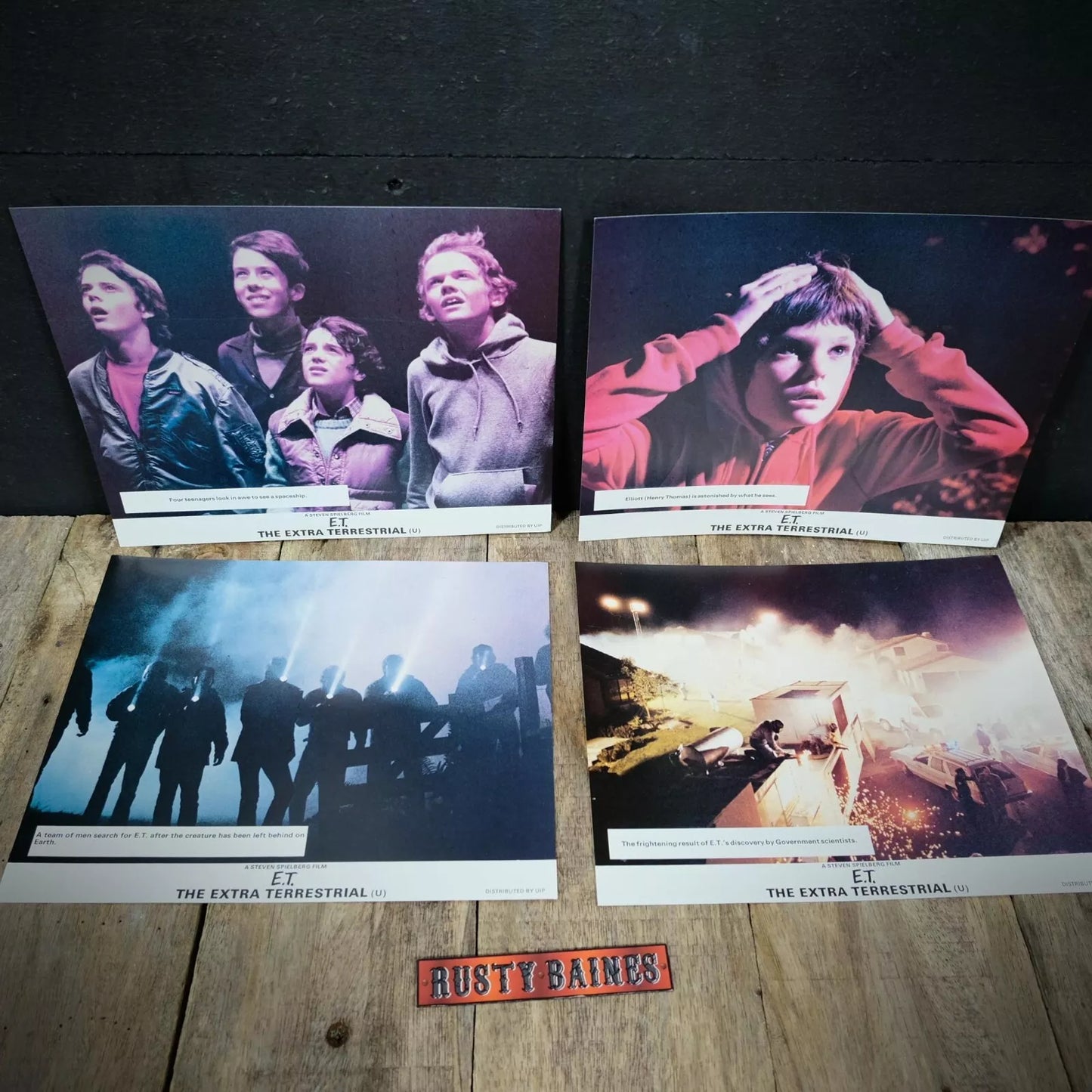 Lobby Card x8 ET/ E.T. Extra Terrestrial75+20