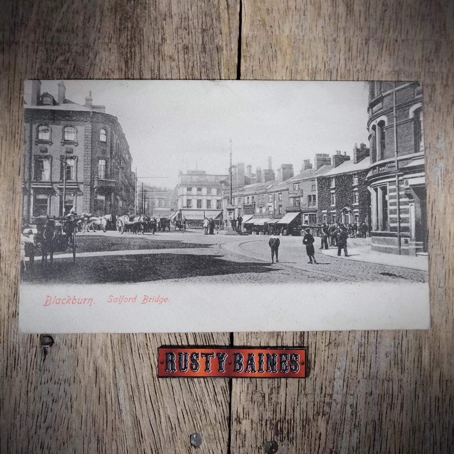 Postcard, Blackburn, Salford Bridge, Printed