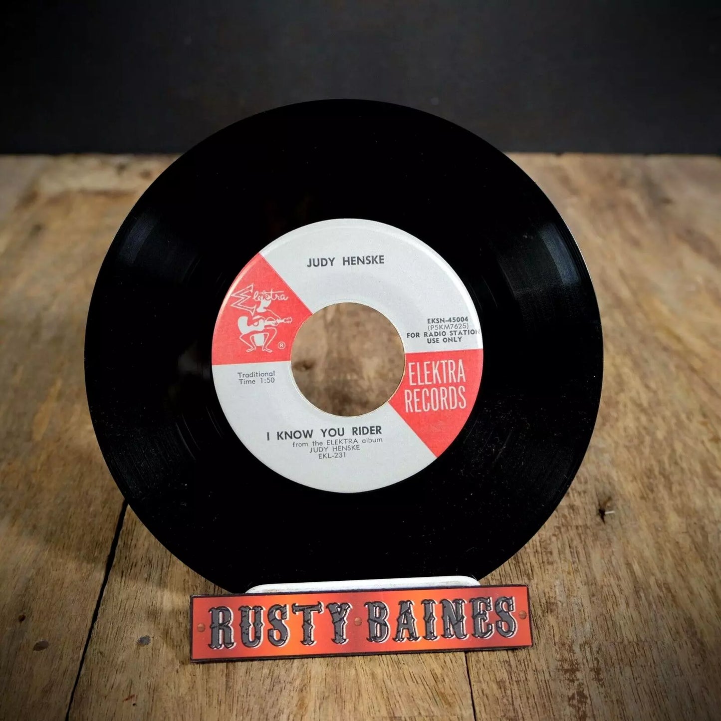 Record 7" Single, Judy Henske I Know You Rider/Love Henry, Radio Promo,
