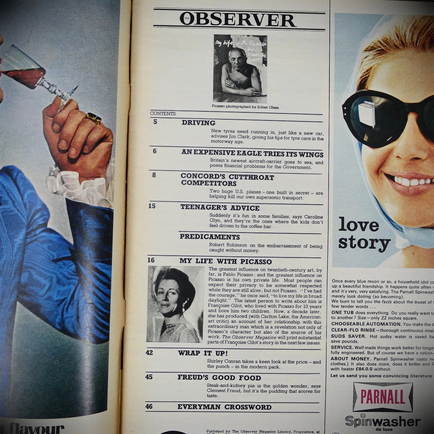 Observer Magazine 15th November 1964, Pablo Picasso, Product Packaging
