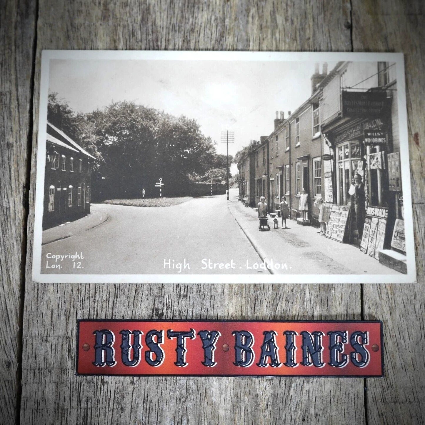Postcard, Loddon, High Street, Newsagent/Corner Shop, Printed