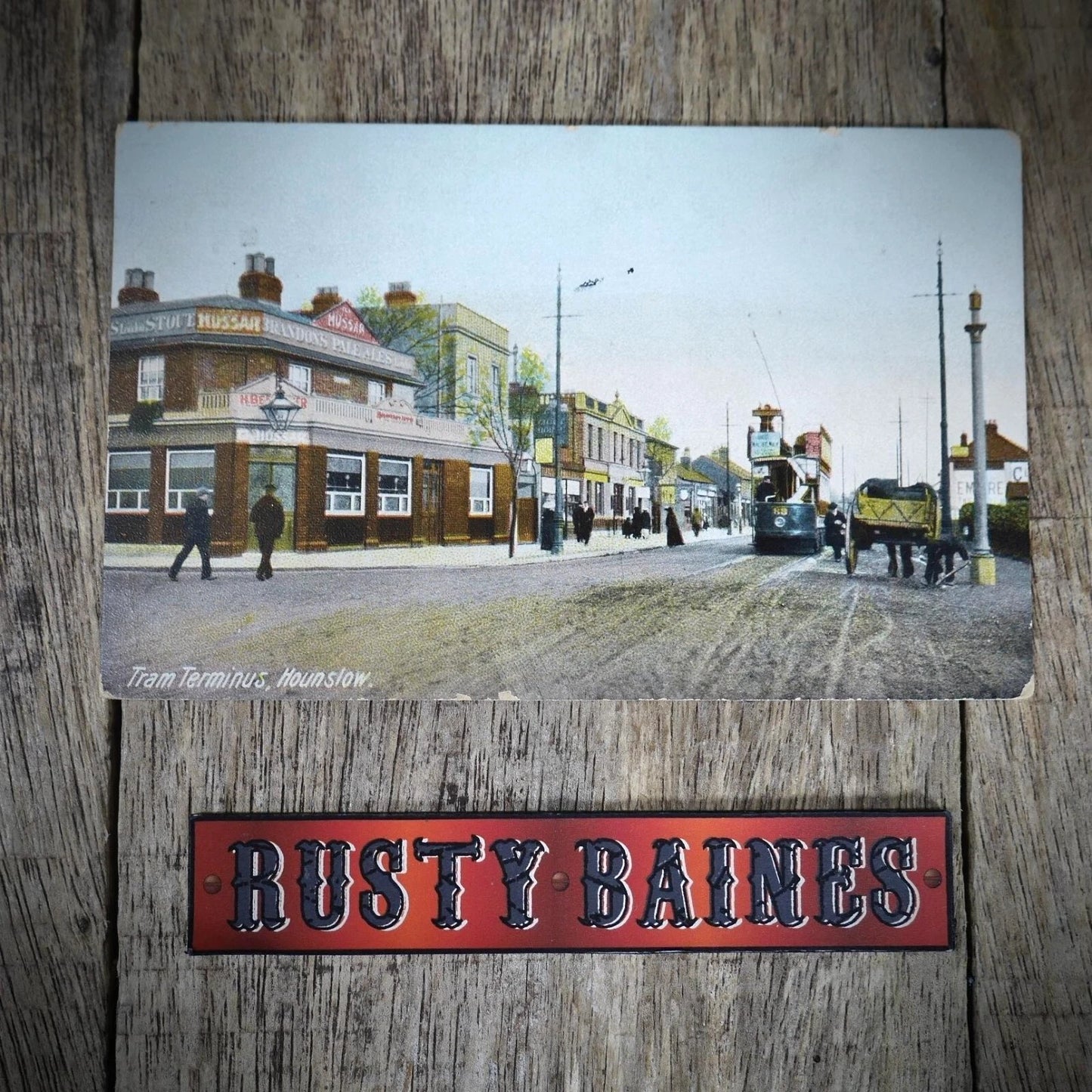 Postcard, Hounslow Tram Terminus, Printed