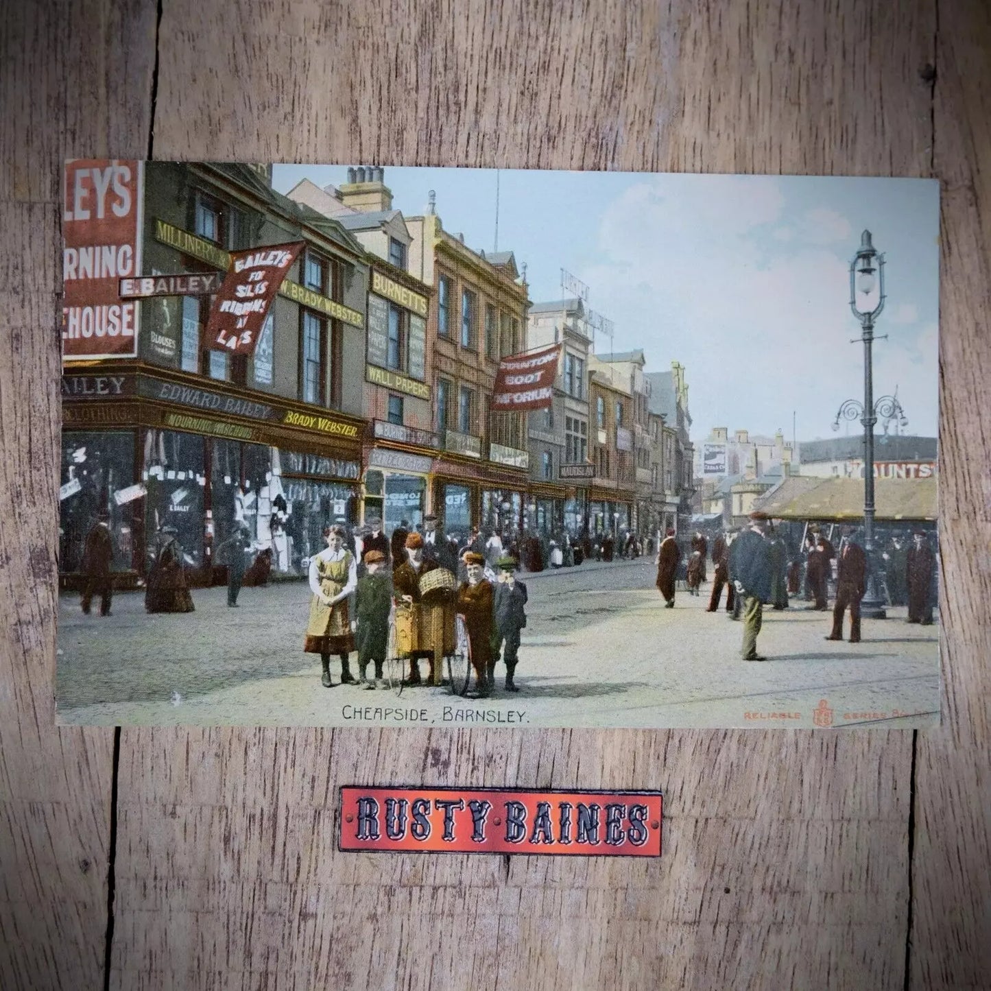 Postcard, Barnsley, Cheapside, Printed, Early 1900s