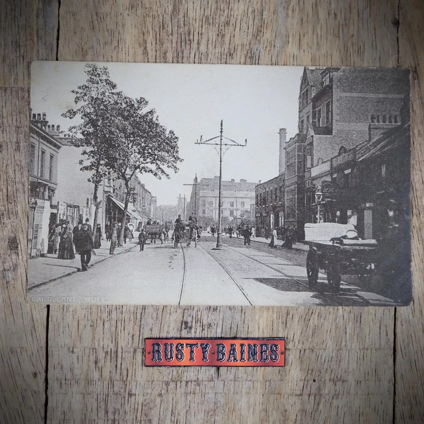 Postcard, Hull, Car Lane 1905, Printed