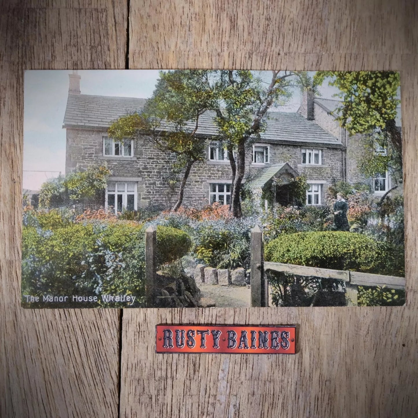 Postcard, Whalley Manor House