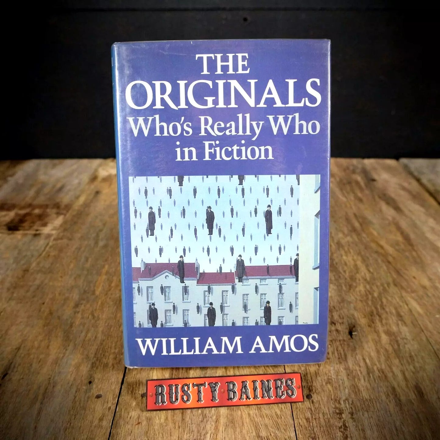 The Originals Who's Really Who in Fiction, William Amos, 1985 Hardcover