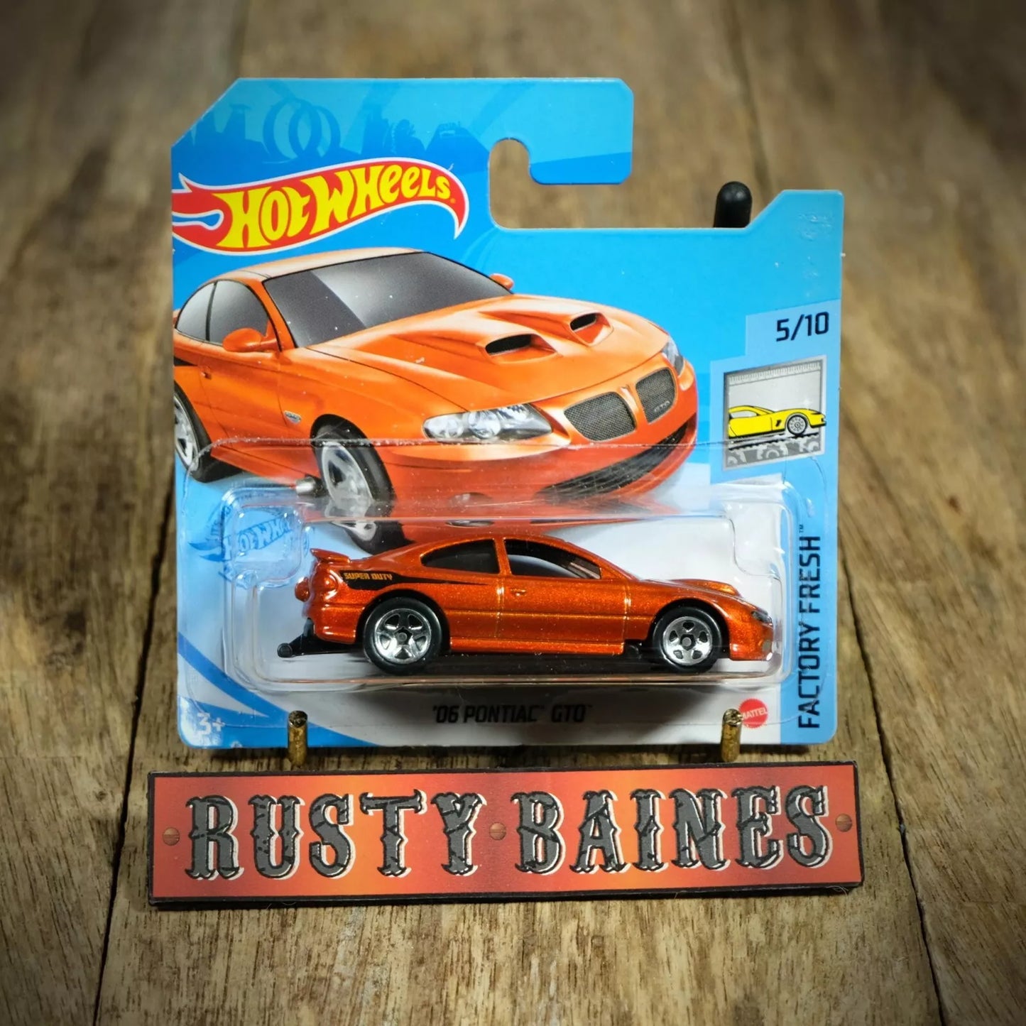 Hot Wheels, 06 Pontiac GTO, Factory Fresh Series, Copper, Short Card