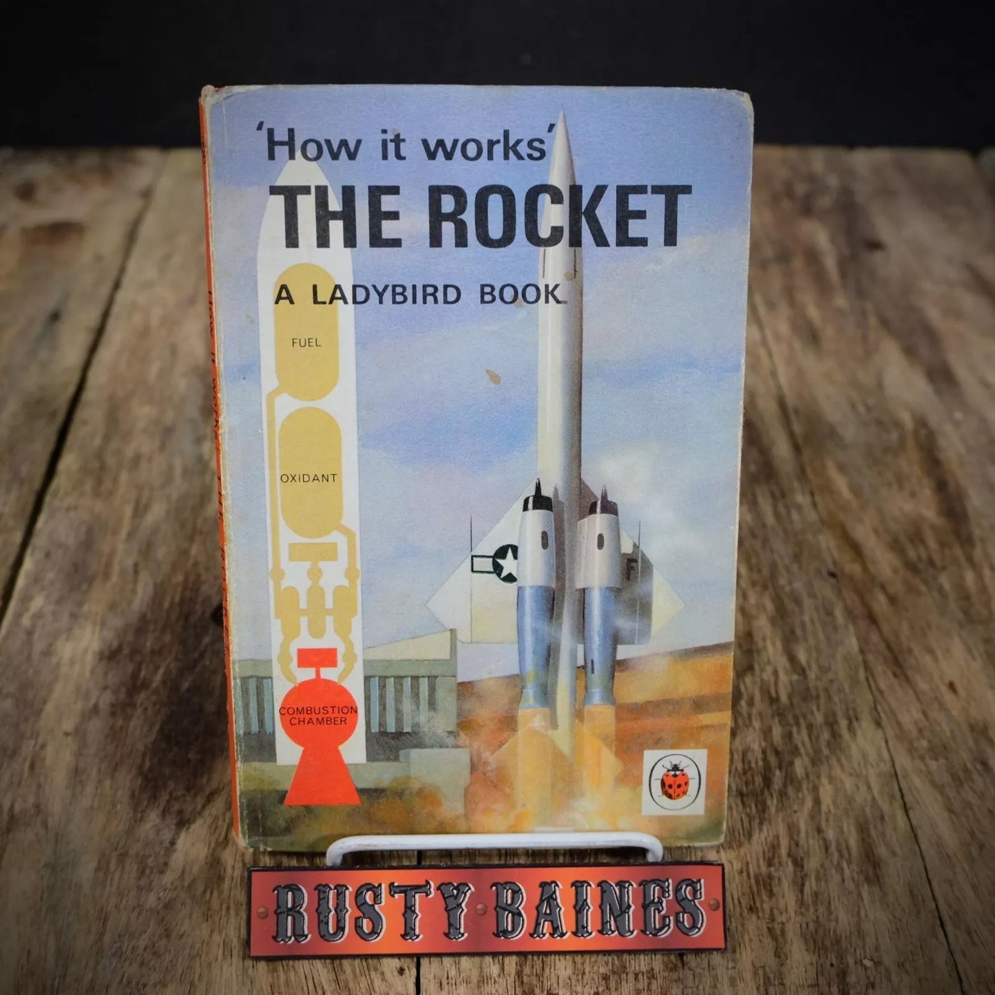 Vintage Ladybird Book, How it Works, The Rocket, Matt, 2'6 Issue