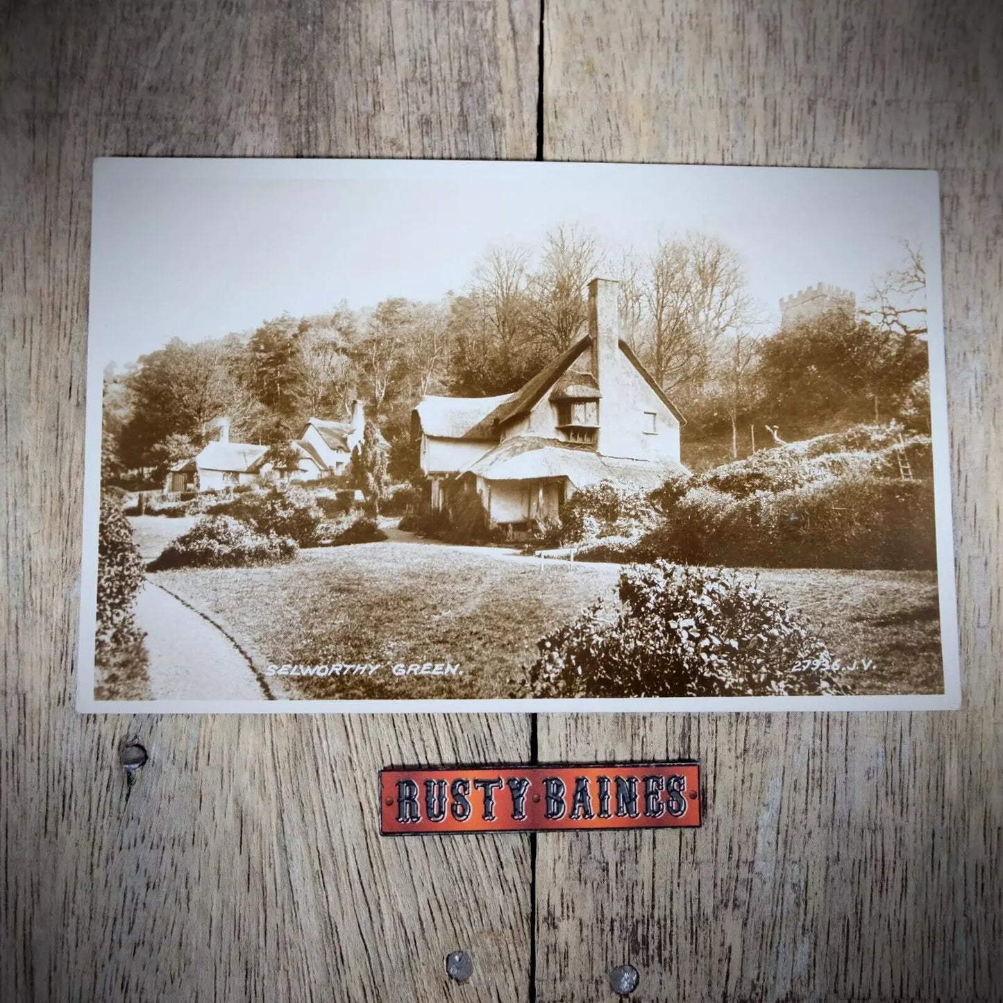 Postcard, Selworthy Green, Real Photo