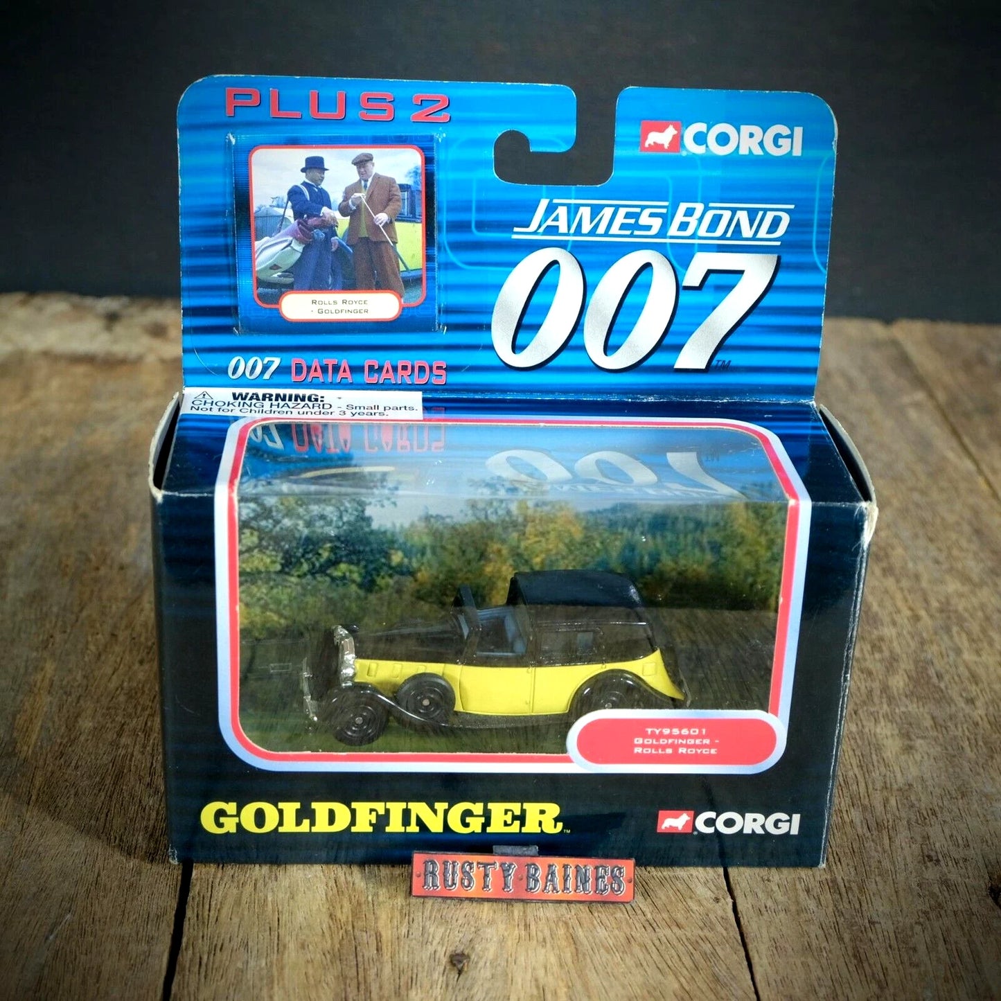 Corgi Plus 2 Series, James Bond Goldfinger Rolls Royce, Data Card Included