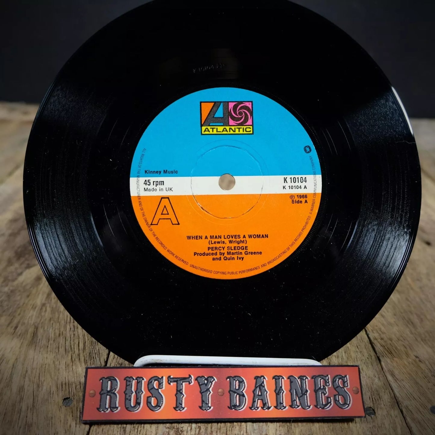 Record 7" Single, Percy Sledge, When a Man Loves a Woman