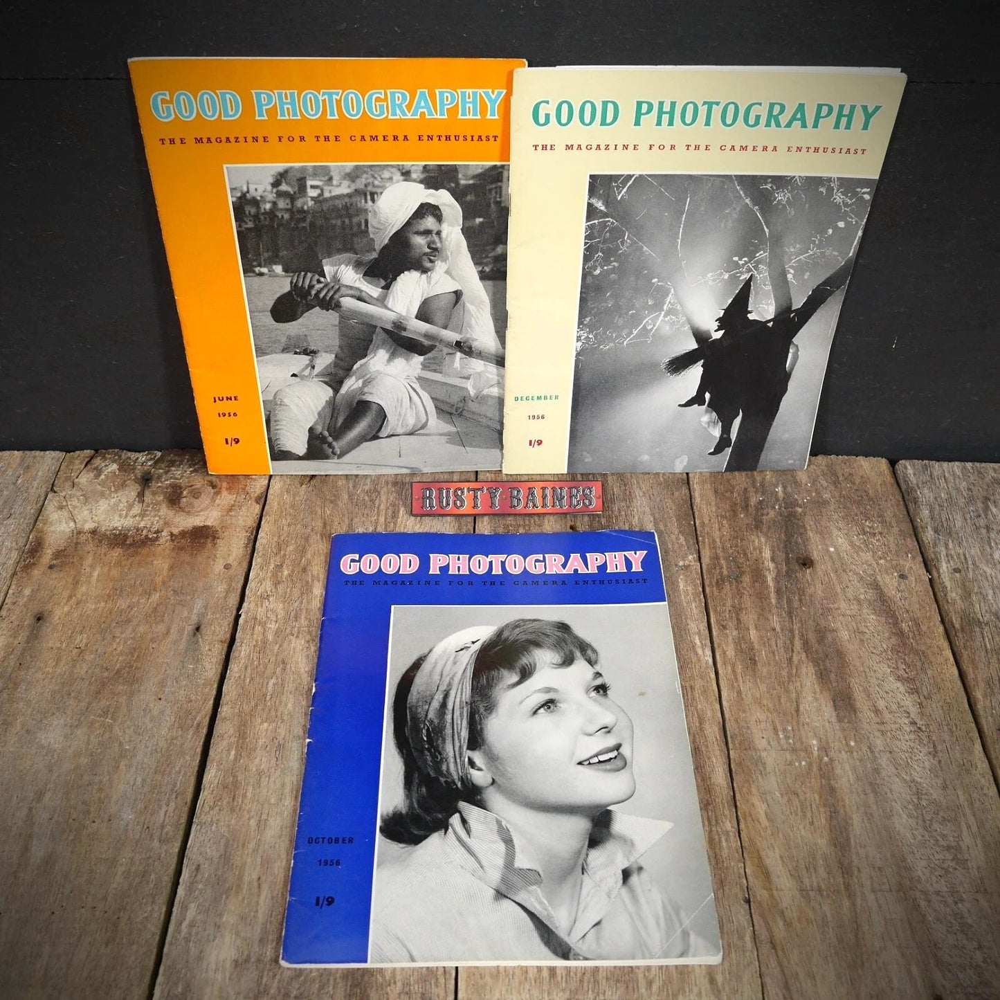 Vintage Magazines, Back Issue, Good Photography, 1956 Landscape Travel Portraits