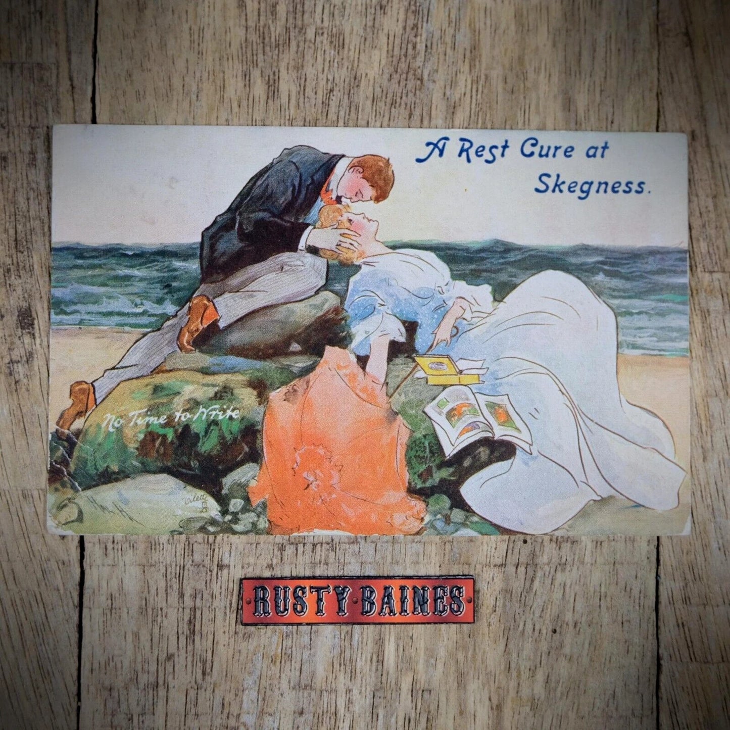 Postcard, Tuck Oilette Comic, Rest & Romance at Skegness