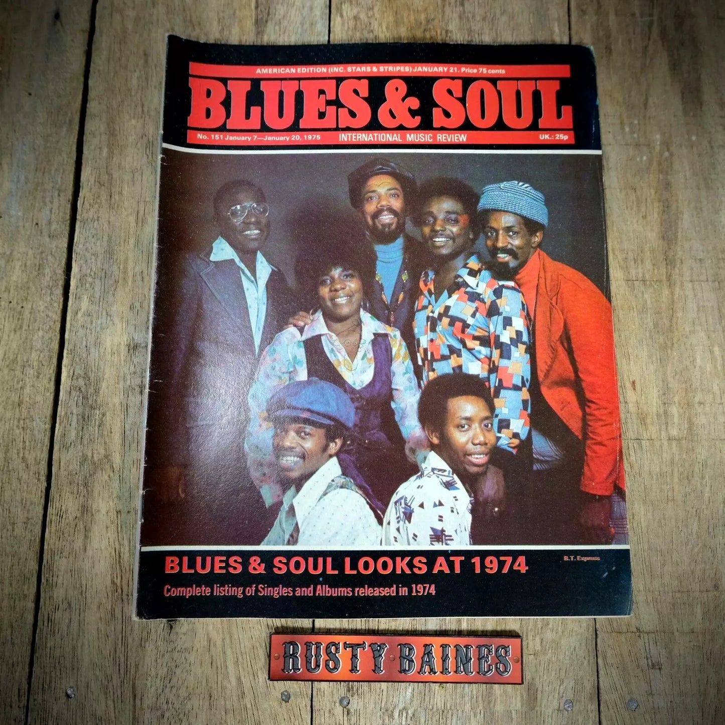 Blues & Soul Magazine #151 1975 Al Green, 1974 Single & Album Listings