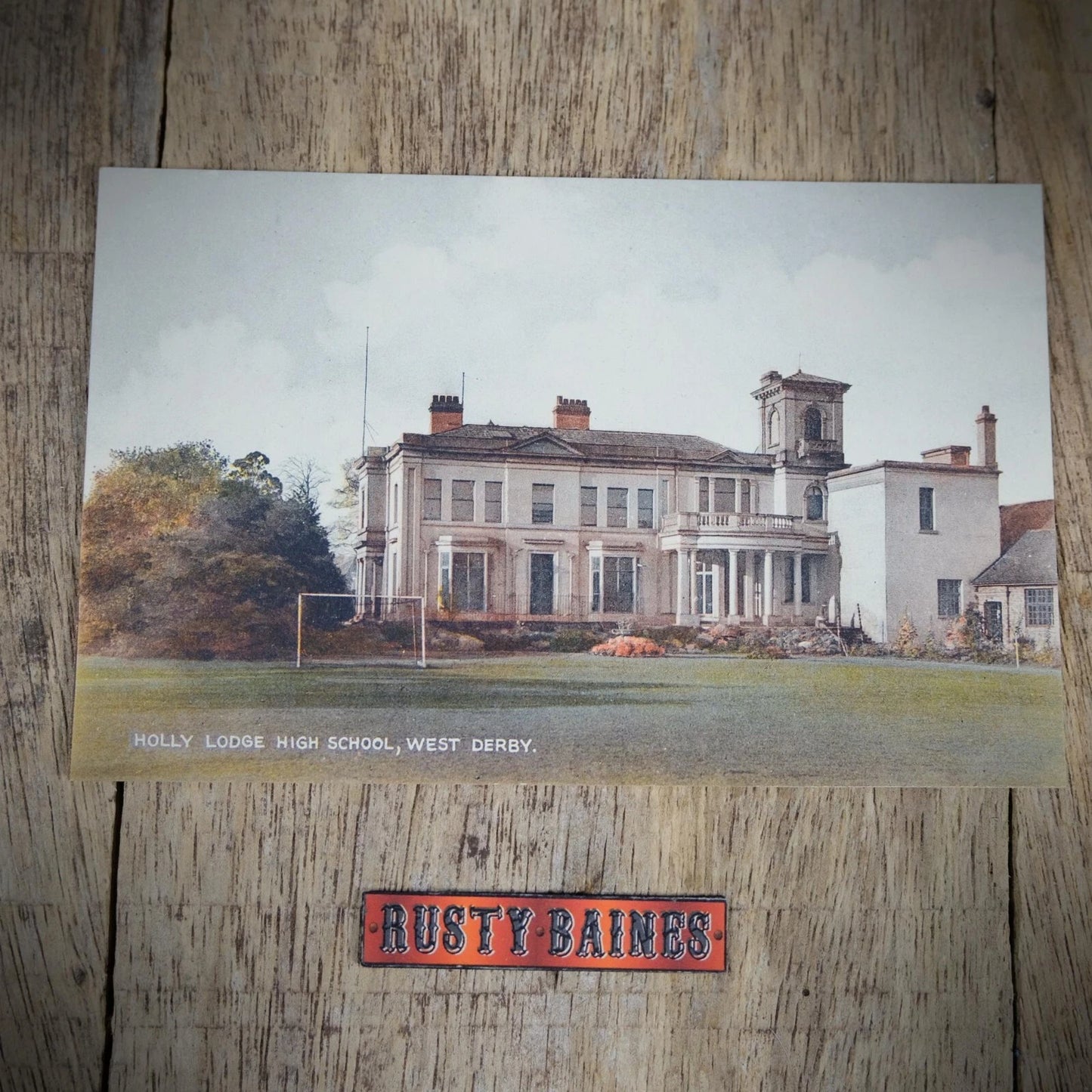 Postcard, Liverpool, West Derby Holly Lodge High School, Printed
